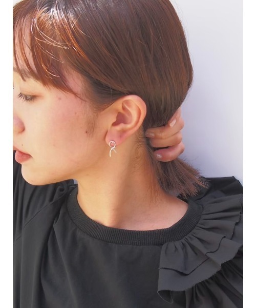 mille blanc(ミルブラン)の「【ニッケルフリー】 メタルモチーフピアス(ピアス(両耳用)・レディース・シルバー系その他3/シルバー系その他4/シルバー系その他5・FREE)」の7枚目の写真