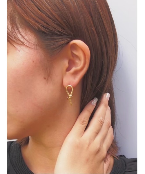 mille blanc(ミルブラン)の「【ニッケルフリー】 メタルモチーフピアス(ピアス(両耳用)・レディース・シルバー系その他3/シルバー系その他4/シルバー系その他5・FREE)」の11枚目の写真