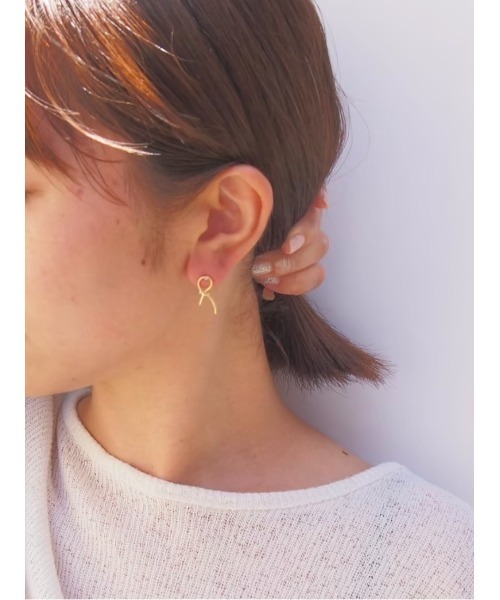 mille blanc(ミルブラン)の「【ニッケルフリー】 メタルモチーフピアス(ピアス(両耳用)・レディース・シルバー系その他3/シルバー系その他4/シルバー系その他5・FREE)」の12枚目の写真