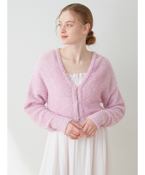 ✨極美品✨ジェラートピケSAKURAペーパーヤーンカーディガン&ガーゼワンピース gelato pique（ジェラートピケ）の「【SAKURA】ペーパーヤーン