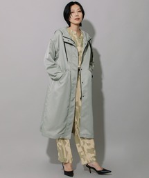 Munich | リサイクルナイロンツイル2wayフードコート(モッズコート)