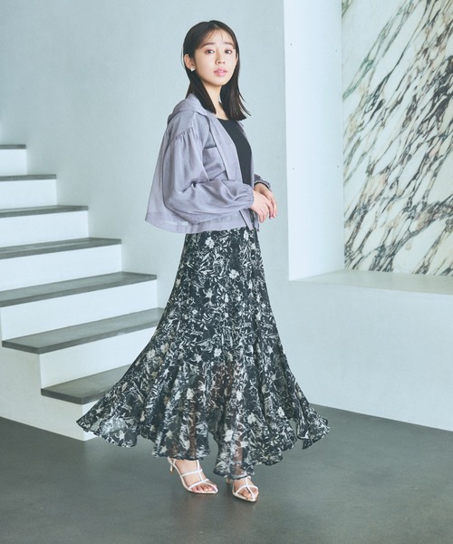 mysty woman（ミスティウーマン）の「テレコ2WAYインナープルオーバー　106932（Tシャツ/カットソー・レディース・ライトベージュ/ブラック/オフホワイト・FREE）」の12枚目の写真