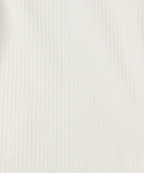 mysty woman（ミスティウーマン）の「テレコ2WAYインナープルオーバー　106932（Tシャツ/カットソー・レディース・ライトベージュ/ブラック/オフホワイト・FREE）」の10枚目の写真