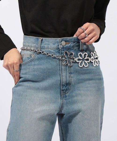 PAGEBOY（ページボーイ）の「Casseliniフラワーチェーンベルト（ベルト