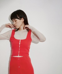 ホックフルニードルタンクトップ