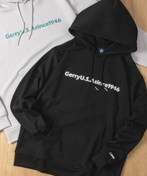 【ag】〔GERRY/ジェリー〕シルクタッチストレッチ フロント刺繍 プルオーバーパーカー