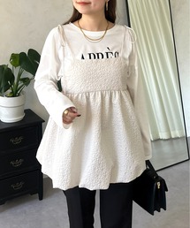 prose verse | フラワージャガードバルーンペプラムリボンビスチェ(キャミソール)