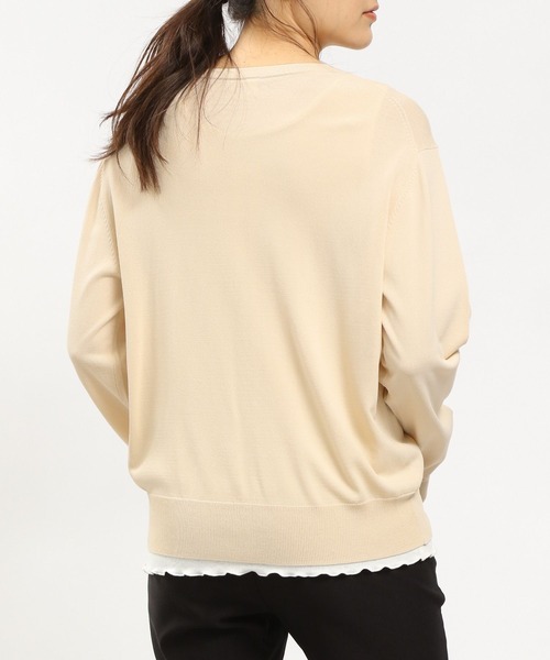 ⭐️試着のみ⭐️CC 25SSバックボタン カシミヤ カーディガン 38 100%カシミヤ ボタン カーディガン - イエロー | ZARA Japan / 日本