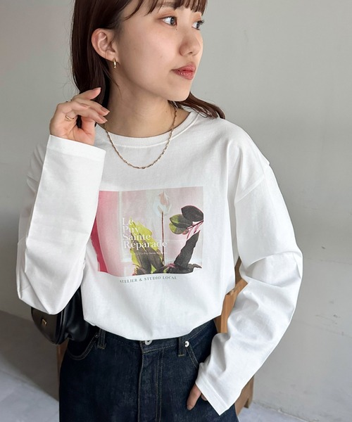 DISCOAT(ディスコート)の「【WEB限定】アソートフォトロンT(Tシャツ/カットソー・レディース・オレンジ/モスグリーン/ピンク・FREE)」の15枚目の写真