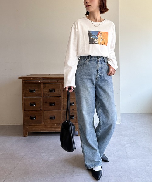 DISCOAT(ディスコート)の「【WEB限定】アソートフォトロンT(Tシャツ/カットソー・レディース・オレンジ/モスグリーン/ピンク・FREE)」の4枚目の写真