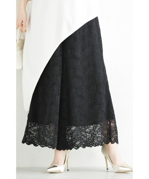 ヘビロテ確定 見せて可愛い 重ね着用レースペチパンツロング ペイズリー柄（その他パンツ）｜CAWAII（カワイイ）