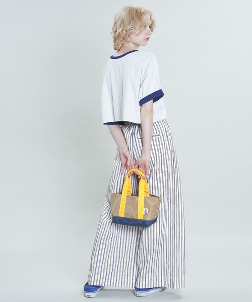 Drifter（ドリフター）の「BUCKEYE MINI TOTE／バックアイミニトート（トートバッグ・レディース・グリーン系その他2/レオパード/パープル系その他/ベージュ系その他/イエロー×グレー/ピンク系その他/ブラック×ブラック/タン/ブラウン/グリーン系カモフラージュ/ベージュ系/ブラック×グリーン・FREE）」の7枚目の写真