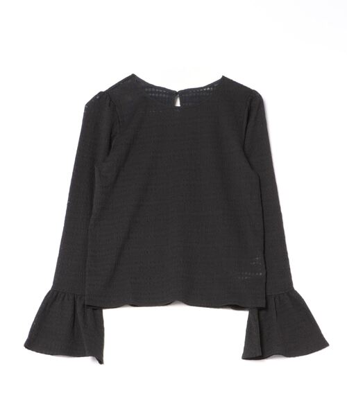 archives(アルシーヴ)の「ポコポコシアーフレアスリーブTOPS(Tシャツ/カットソー・レディース・ブラック/アイボリー/イエロー・MEDIUM)」の2枚目の写真