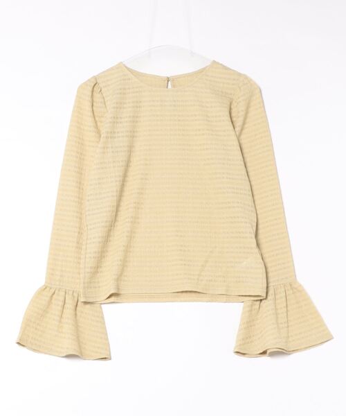 archives(アルシーヴ)の「ポコポコシアーフレアスリーブTOPS(Tシャツ/カットソー・レディース・ブラック/アイボリー/イエロー・MEDIUM)」の11枚目の写真