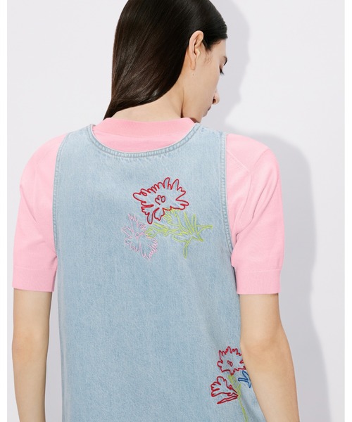 KENZO（ケンゾー）の「'KENZO Drawn Flowers' スリーブレス エンブロイ