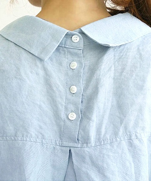 Miniministore(ミニミニストア)の「チュニックシャツブラウス ドルマン袖(シャツ/ブラウス・レディース・ホワイト/ブルー・L/XXL/XL)」の15枚目の写真