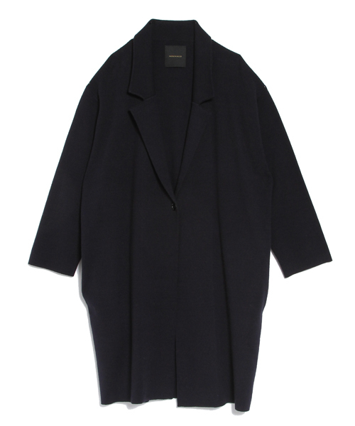 AMERICAN RAG CIE（アメリカンラグシー）の「AMERICAN RAG CIEミラノリブニットチェスターコート/213-AIE-L152-JK084　コーディガン（チェスターコート・レディース・ブラック/ネイビー・FREE）」の18枚目の写真