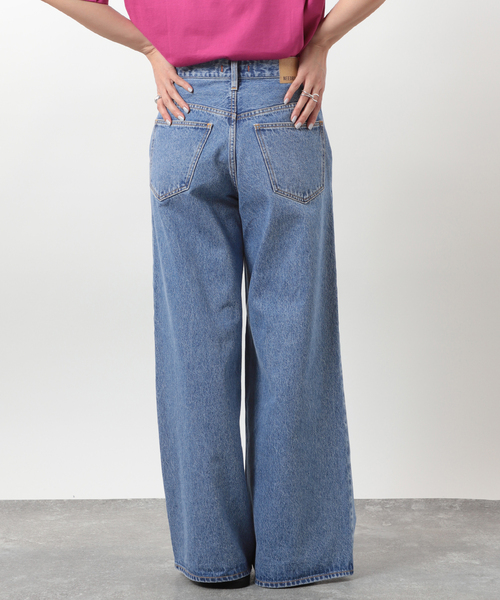 VERMEIL par iena（ヴェルメイユパーイエナ）の「【NEEDBY heritage/二―ドバイ ヘリテージ】AARON（デニムパンツ・レディース・コバルトブルー・26/25/24/23）」の4枚目の写真