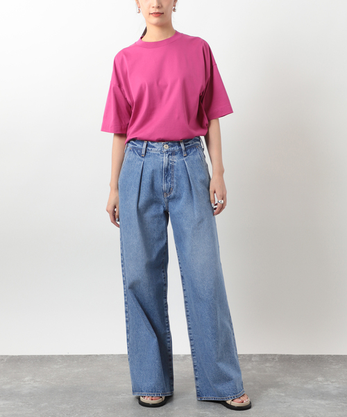 VERMEIL par iena（ヴェルメイユパーイエナ）の「【NEEDBY heritage/二―ドバイ ヘリテージ】AARON（デニムパンツ・レディース・コバルトブルー・26/25/24/23）」の5枚目の写真