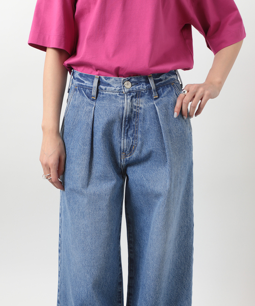 VERMEIL par iena（ヴェルメイユパーイエナ）の「【NEEDBY heritage/二―ドバイ ヘリテージ】AARON（デニムパンツ・レディース・コバルトブルー・26/25/24/23）」の9枚目の写真