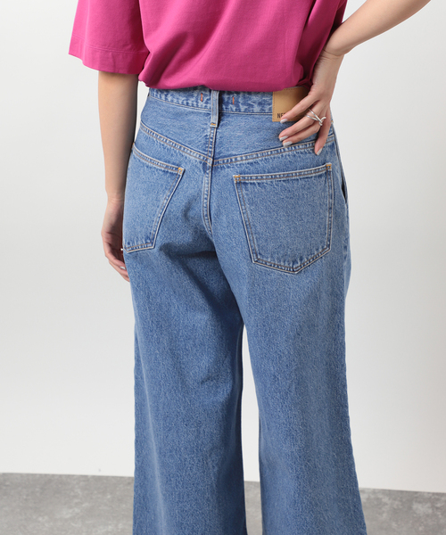 VERMEIL par iena（ヴェルメイユパーイエナ）の「【NEEDBY heritage/二―ドバイ ヘリテージ】AARON（デニムパンツ・レディース・コバルトブルー・26/25/24/23）」の10枚目の写真