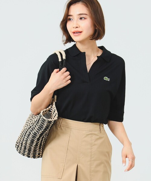 LACOSTE（ラコステ）の「LACOSTE / Vネック ポロシャツ（Tシャツ