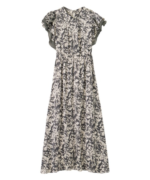 【セール】ラッフルスリーブニュアンスワンピ（ワンピース）｜alotta（アロッタ） 5,417円