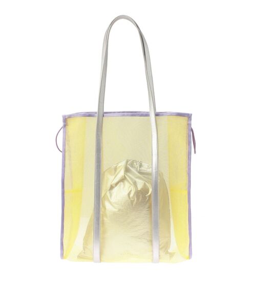 ELENDEEK（エレンディーク）の「メッシュトートバッグ（トートバッグ・レディース・オフホワイト/ブラック/イエロー・FREE）」の3枚目の写真