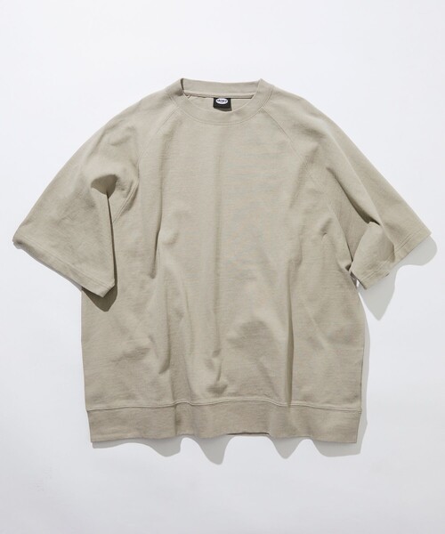 FREAK'S STORE（フリークスストア）の「限定展開 9オンス Heavyweight ビッグシルエット ラグランスリーブTシャツ/ヘビーウェイト（Tシャツ/カットソー・メンズ・ホワイト/グレイッシュベージュ/スミクロ/オリーブ/ブラウン/ネイビー/ブラック/アッシュグレー・SMALL/MEDIUM/LARGE）」の14枚目の写真