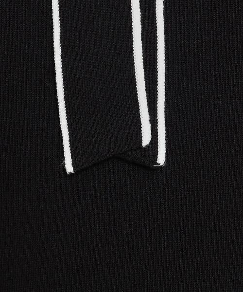 ITS'DEMO（イッツデモ）の「◆【大人かわいい／オフィスに／肌触り柔らか】配色ボウタイニット（ニット/セーター・レディース・グリーン系/ピンク/オフホワイト/ブラック・00）」の12枚目の写真