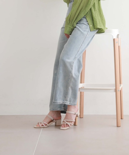 archives（アルシーヴ）の「2WAYサンダル（サンダル・レディース・シルバーグレー/ブラック/アイボリー・SMALL/MEDIUM）」の5枚目の写真