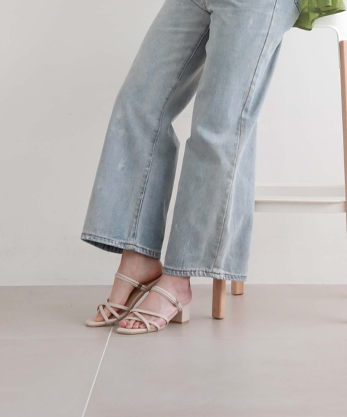 archives（アルシーヴ）の「2WAYサンダル（サンダル・レディース・シルバーグレー/ブラック/アイボリー・SMALL/MEDIUM）」の4枚目の写真