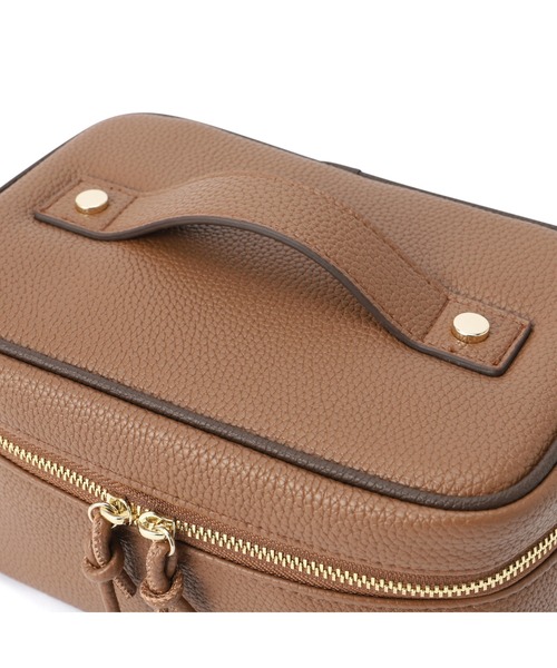 バイカラー バニティポーチ S ブラウン（ポーチ）｜Francfranc（フラン