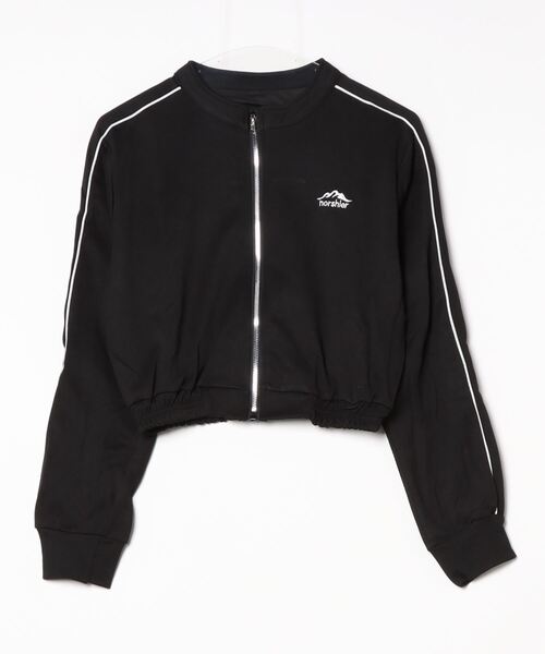 ENLIKE（エンリケ）の「ZIPアップショートジャケット（その他アウター・レディース・ブラック/ベージュ・FREE）」の12枚目の写真