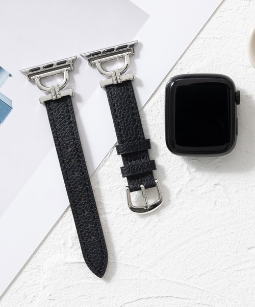 emonique(エモニーク)の「本革レザー Apple Watch バンド スマートウォッチバンド【38/40/41/42/44/45/49mm対応】(デジタル腕時計・レディース・オレンジ/グレー/ブラウン/ブラック/ホワイト・42/38)」の8枚目の写真