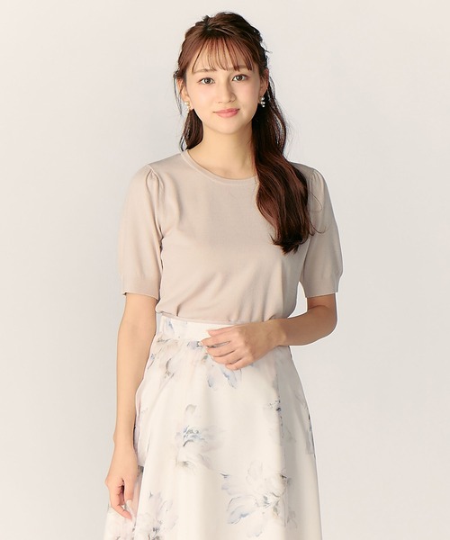 LAISSE PASSE（レッセパッセ）の「【美人百花6月号掲載】【WEB/一部店舗限定】ニットジャケットアンサンブル（アンサンブル・レディース・ミント/アイボリー/スモークピンク・MEDIUM）」の15枚目の写真