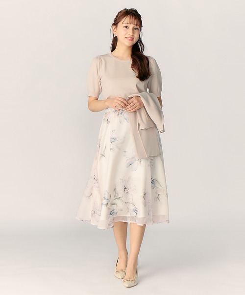 LAISSE PASSE（レッセパッセ）の「【美人百花6月号掲載】【WEB/一部店舗限定】ニットジャケットアンサンブル（アンサンブル・レディース・ミント/アイボリー/スモークピンク・MEDIUM）」の17枚目の写真