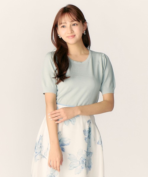 LAISSE PASSE（レッセパッセ）の「【美人百花6月号掲載】【WEB/一部店舗限定】ニットジャケットアンサンブル（アンサンブル・レディース・ミント/アイボリー/スモークピンク・MEDIUM）」の21枚目の写真