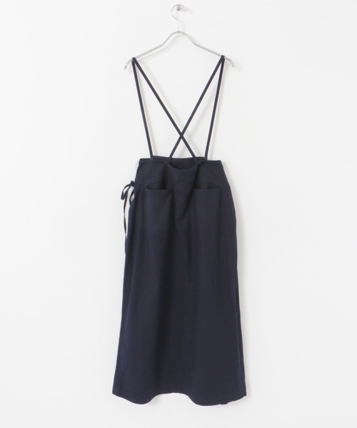 URBAN RESEARCH DOORS（アーバンリサーチドアーズ）の「サス付きラップスカート（スカート・レディース・ネイビー/グレー系その他・SMALL/MEDIUM）」の5枚目の写真