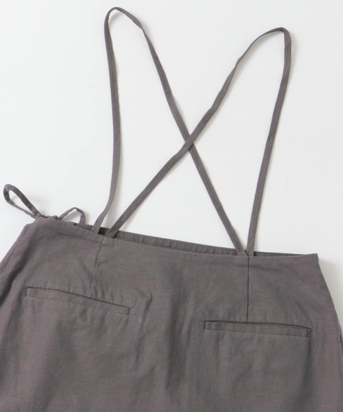 URBAN RESEARCH DOORS（アーバンリサーチドアーズ）の「サス付きラップスカート（スカート・レディース・ネイビー/グレー系その他・SMALL/MEDIUM）」の7枚目の写真