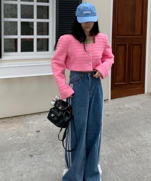 Mela（メラ）の「LACE RIBBON DENIM（デニムパンツ・レディース・ブルー・S/M/L）」の10枚目の写真