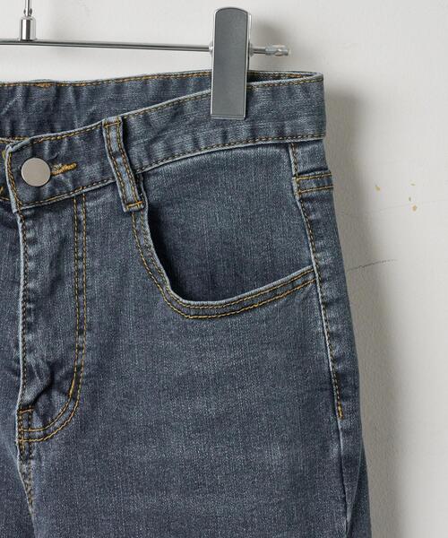 dispark（ディスパーク）の「DISPARK/ストレッチフレアデニムパンツ（デニムパンツ・レディース・インディゴブルー・SMALL/MEDIUM）」の6枚目の写真