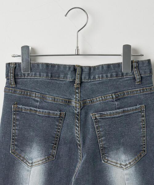 dispark（ディスパーク）の「DISPARK/ストレッチフレアデニムパンツ（デニムパンツ・レディース・インディゴブルー・SMALL/MEDIUM）」の9枚目の写真