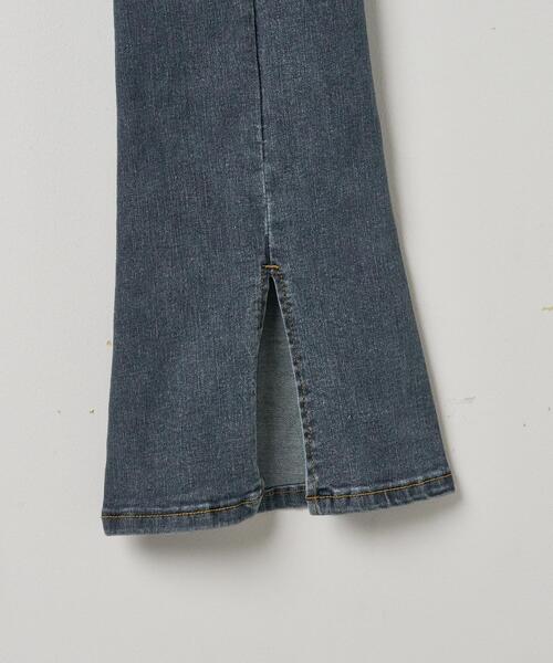 dispark（ディスパーク）の「DISPARK/ストレッチフレアデニムパンツ（デニムパンツ・レディース・インディゴブルー・SMALL/MEDIUM）」の11枚目の写真