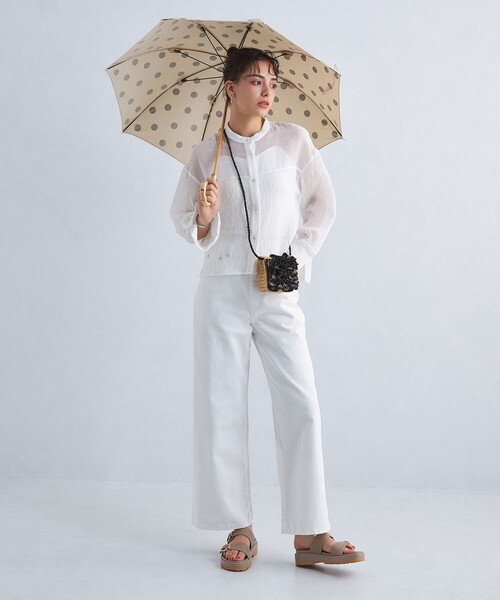 because（ビコーズ）の「＜because＞アソート 日傘（長傘・レディース・ブラック/ベージュ/その他1・FREE）」の5枚目の写真