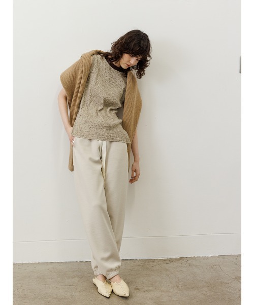 YENN SHORT HOODIE GLOVE PO ベージュ YENN SHORT HOODIE GLOVE PO ベージュ