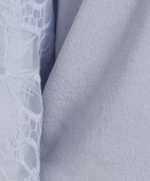 ITS'DEMO（イッツデモ）の「◆【透けにくい／肌触りさらり】袖レースニット（ニット/セーター・レディース・ベビーピンク/サックスブルー/オフホワイト/ネイビー・38/40）」の17枚目の写真