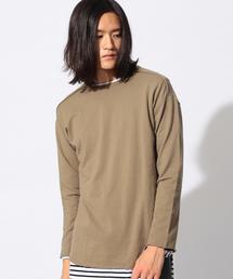 MONKEY TIME | ＜monkey time＞∴ MN/URK C/OFF LSL/カットソー(Tシャツ/カットソー)