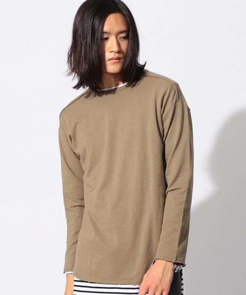 MONKEY TIME(モンキータイム)の「<monkey time>∴ MN/URK C/OFF LSL/カットソー◆(Tシャツ/カットソー・メンズ・オフホワイト/グレー/ベージュ・MEDIUM/LARGE/SMALL/X-LARGE)」の3枚目の写真