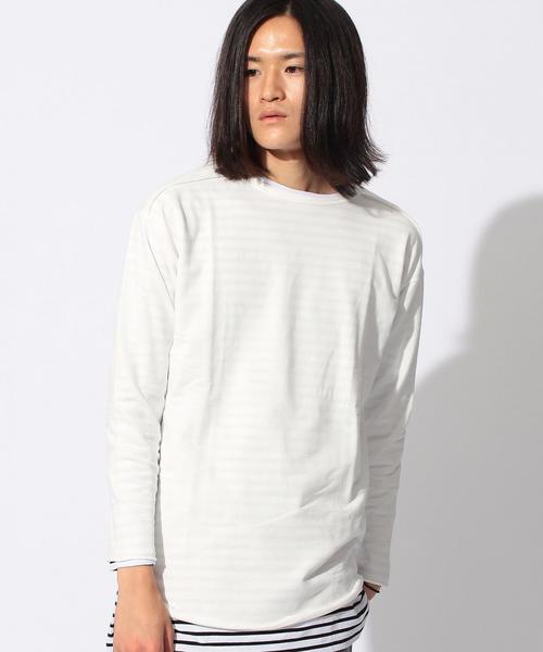 MONKEY TIME(モンキータイム)の「<monkey time>∴ MN/URK C/OFF LSL/カットソー◆(Tシャツ/カットソー・メンズ・オフホワイト/グレー/ベージュ・MEDIUM/LARGE/SMALL/X-LARGE)」の16枚目の写真